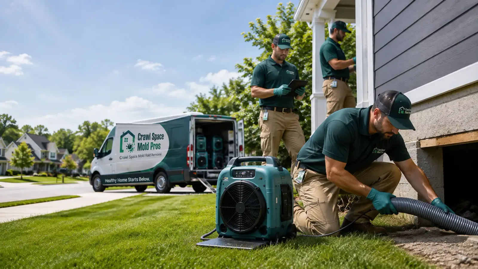 Crawl Space Mold Removal in New Hampton, NH